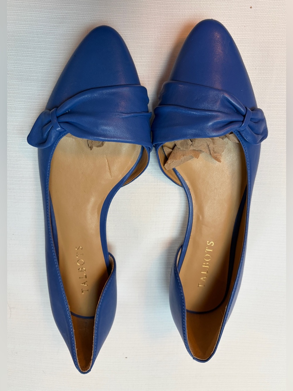 Talbots Edison Pleated d'Orsay Flats